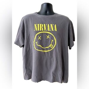 Vintage 1992 NIRVANA Charcoal T-Shirt XL